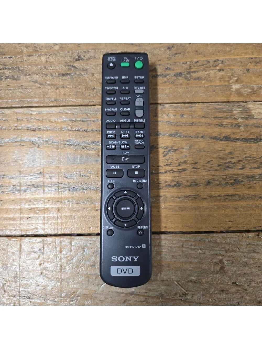 Sony Genuine RMT-D126A DVD Remote Control For DVP-NS300 DVP-NS300B Clean